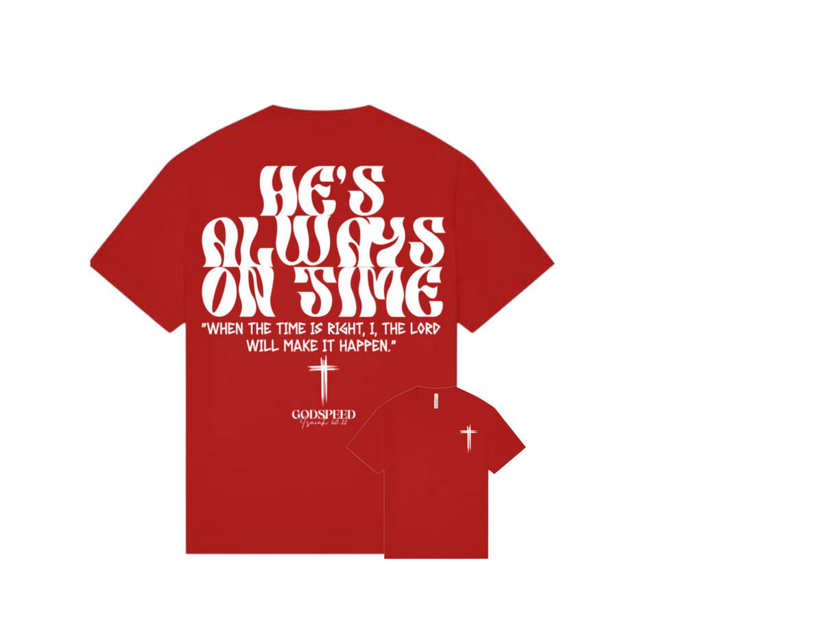 Always On Time Adult Tee