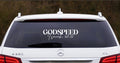GodSpeed Window Decal (Large)
