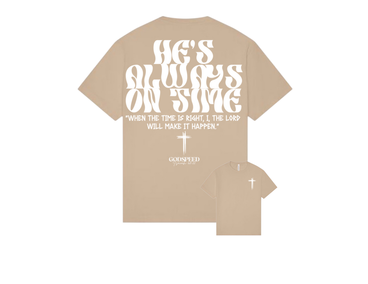 Always On Time Adult Tee