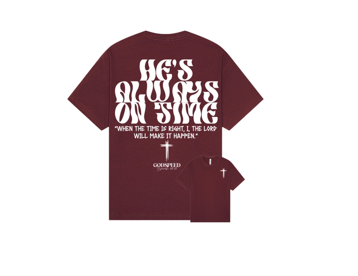 Always On Time Adult Tee