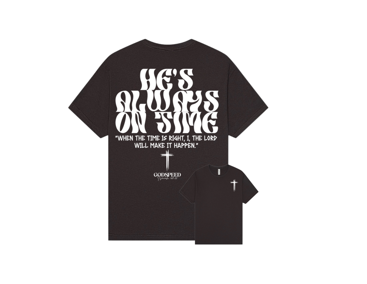 Always On Time Adult Tee