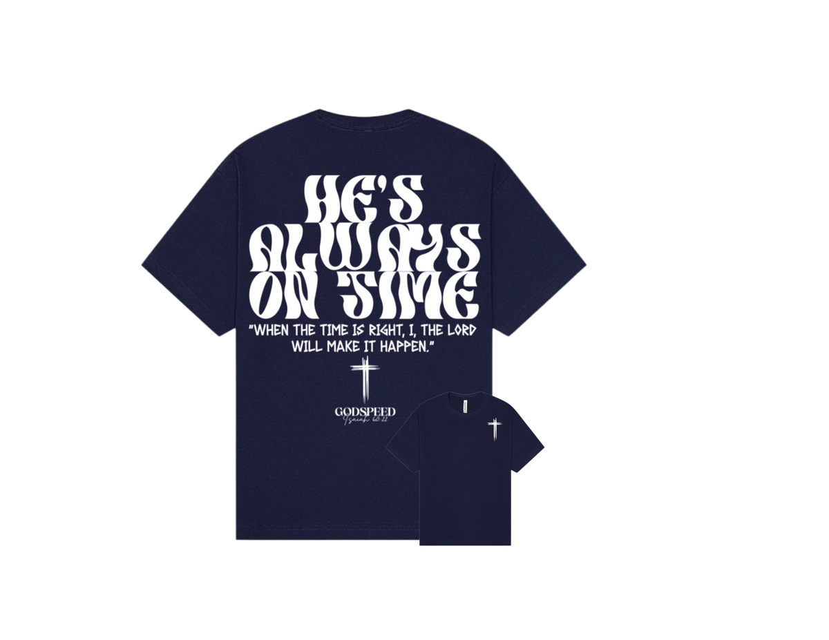 Always On Time Adult Tee