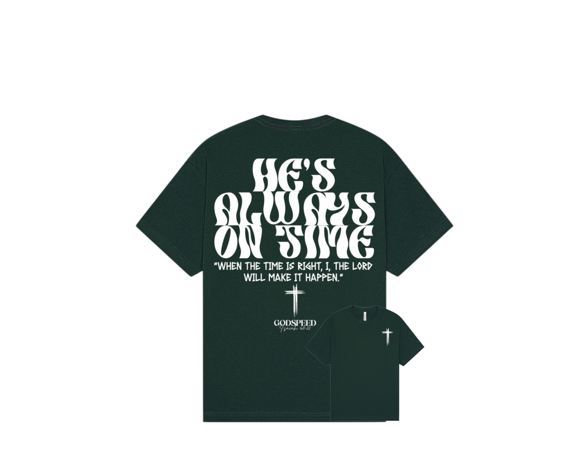 Always On Time Adult Tee