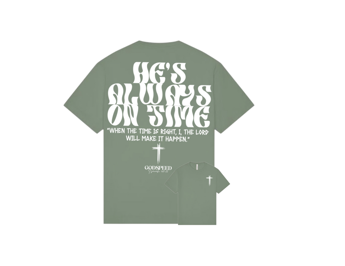 Always On Time Adult Tee