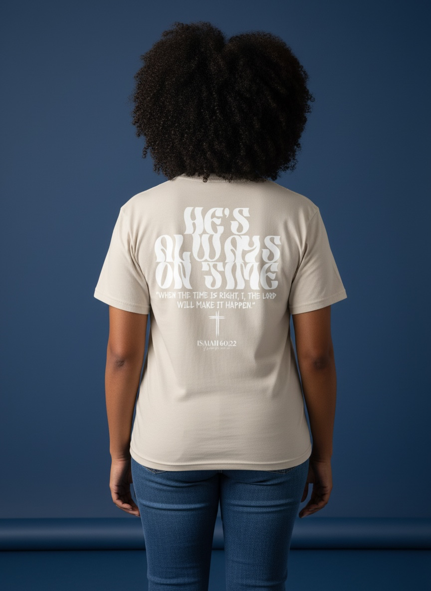 Always On Time Adult Tee